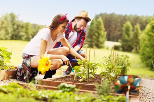 Charity donation of reusable garden materials and tools