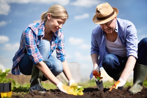 Landscaping team working ethically in Pinner