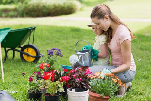 Garden tidy-up and planting beds for a property in Pinner