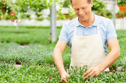Maintained landscaping equipment ready for safe use