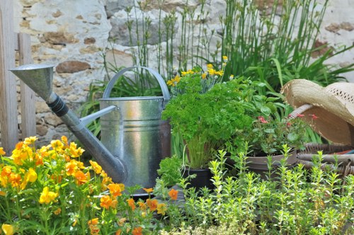 Local transfer station handling landscaping waste and reusable materials